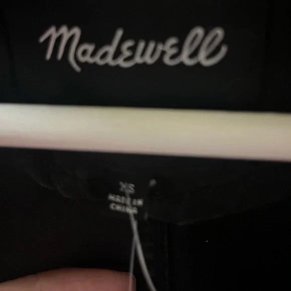 Madewell Utility Jacket New With Tags Size XS Women’s Black - Picture 3 of 9